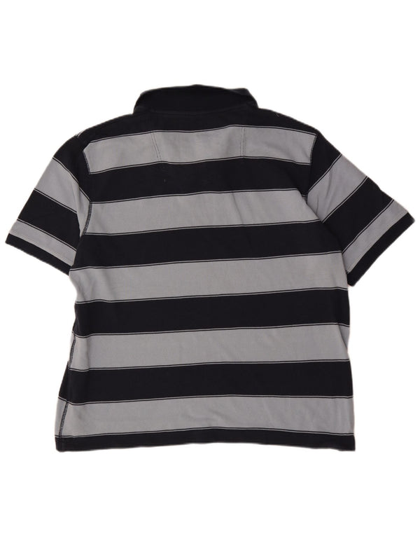 Fat Face Herren-Poloshirt 2XL, marineblau, gestreift, Baumwolle