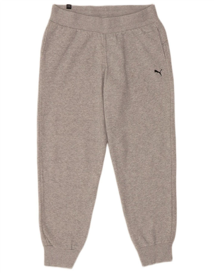 Puma Herren-Trainingshose, Jogginghose, mittelgraue Baumwolle