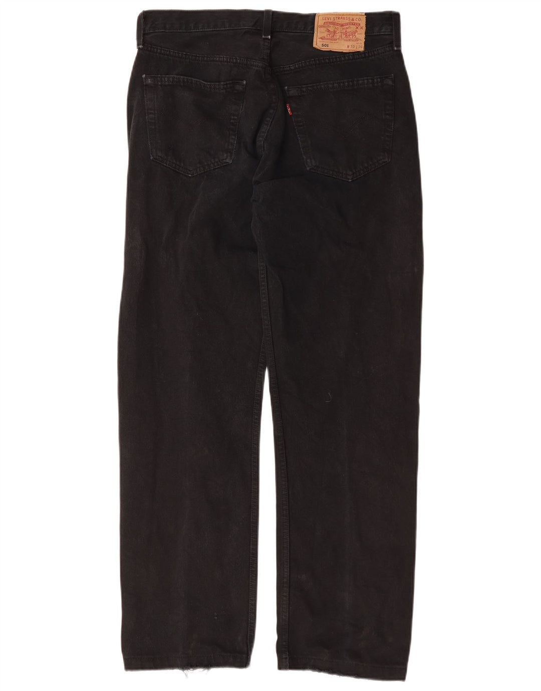 Levi's Damen 501 W32 L29 schwarze Baumwolle