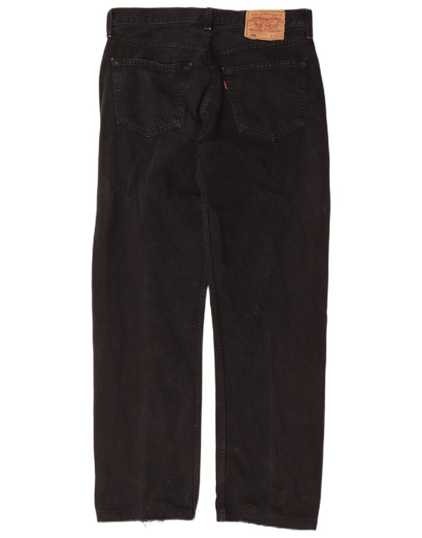 Levi's Damen 501 W32 L29 schwarze Baumwolle