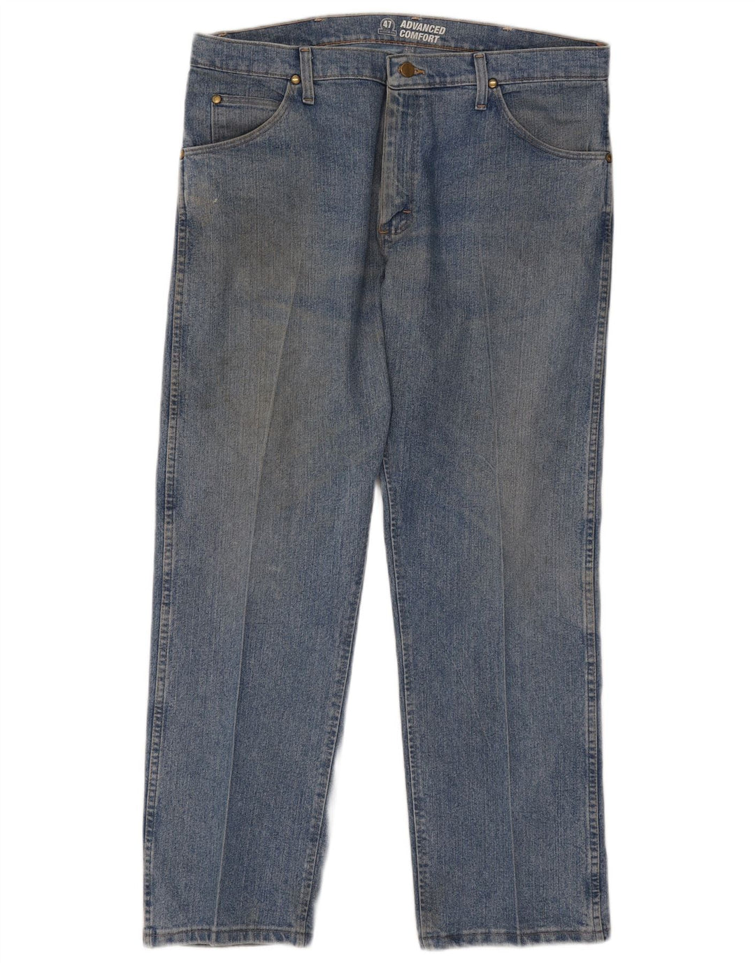 Wrangler Herren Straight Jeans W36 L30 Blaue Baumwolle