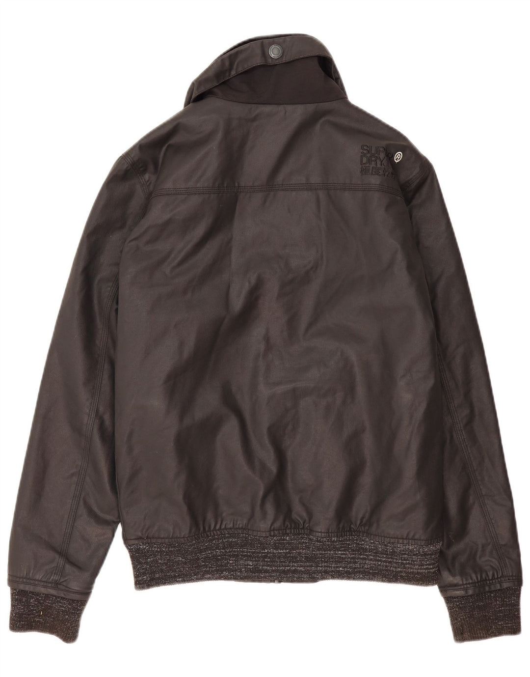 Superdry Herren Bomber Windjacke UK 38 Mittelschwarzes Nylon