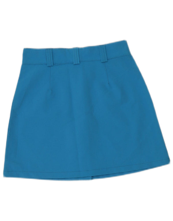 Calvin Klein Damen Minirock W26 Small Blau Polyester