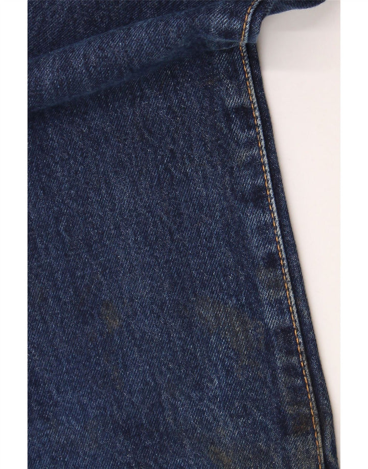Levi's Herren 514 Straight Jeans W34 L32 Marineblaue Baumwolle