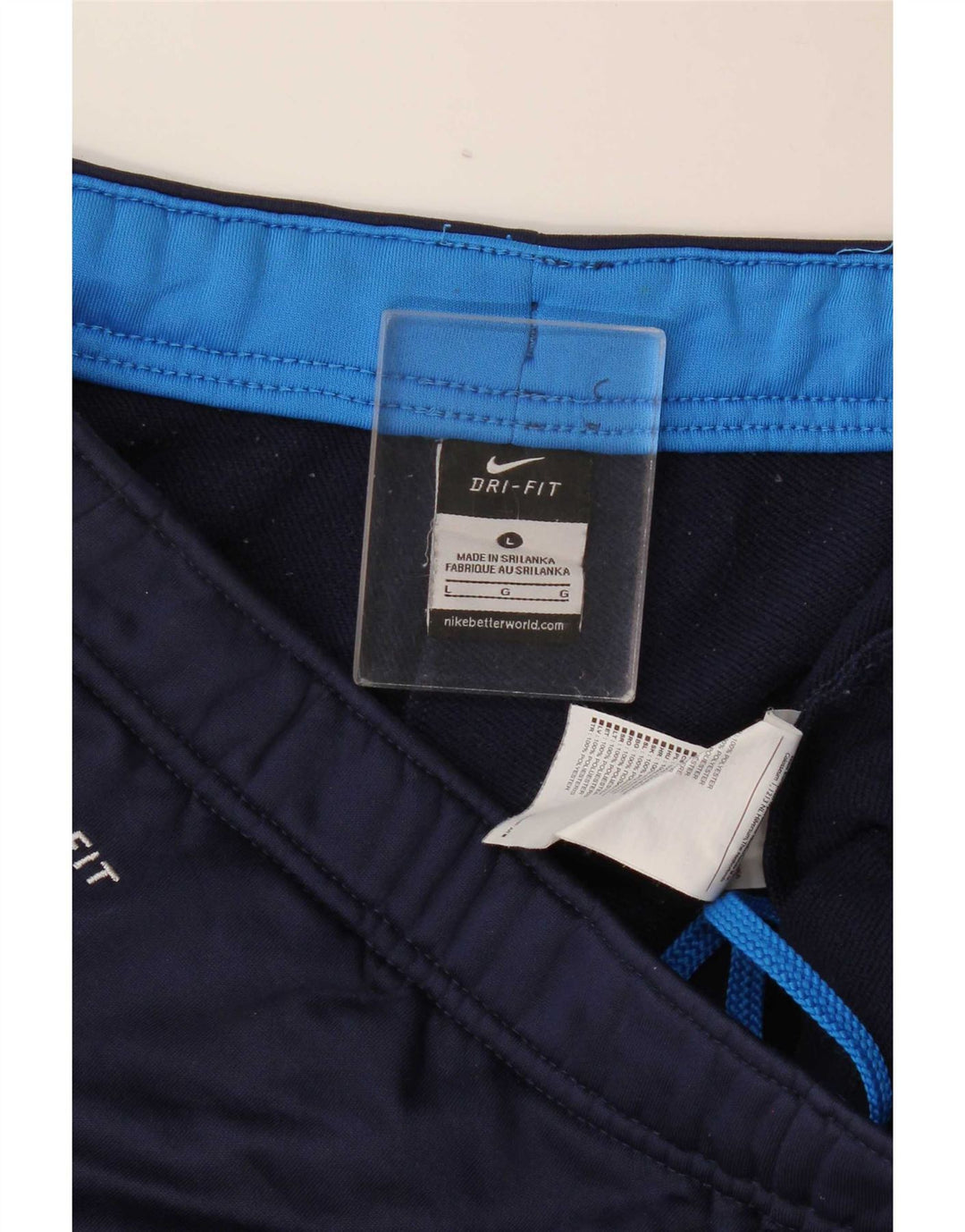 Nike Herren Dri Fit Trainingshose, groß, marineblaues Polyester