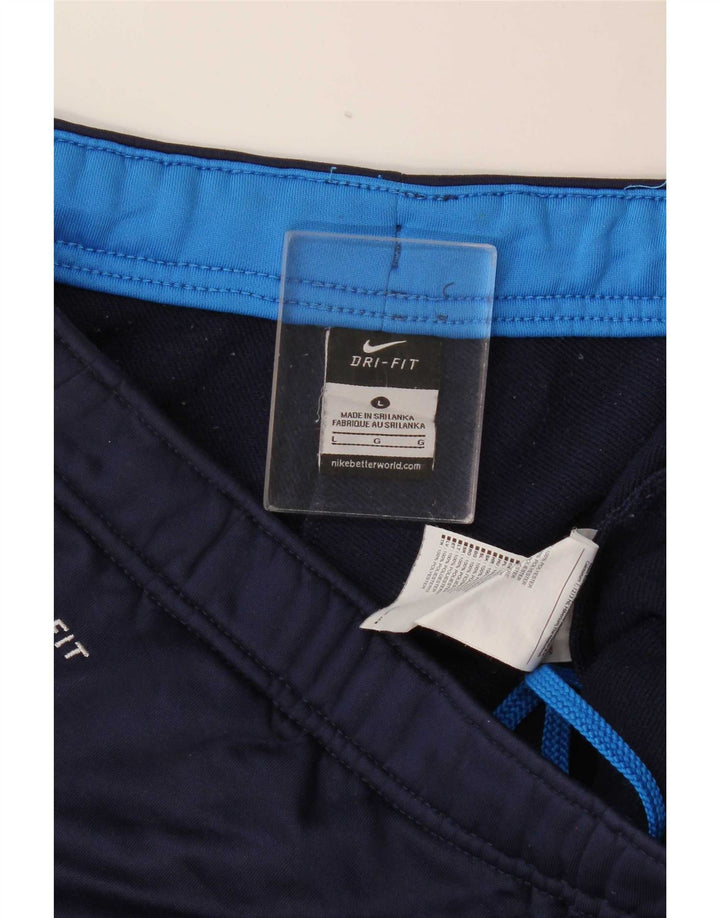 Nike Herren Dri Fit Trainingshose, groß, marineblaues Polyester