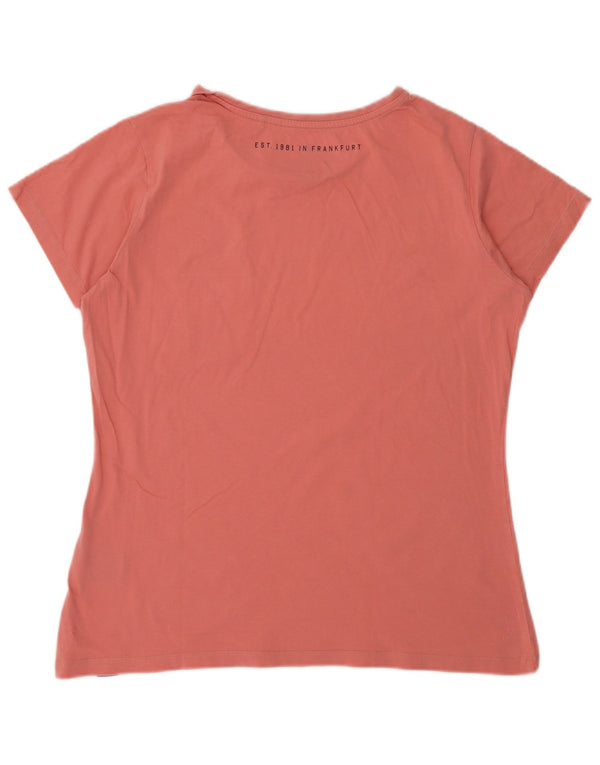 JACK WOLFSKIN Damen T-Shirt Top UK 18 XL Rosa Baumwolle