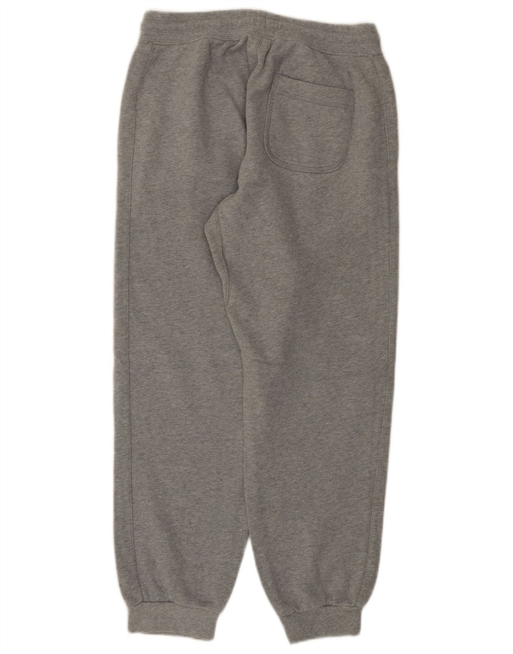 NIKE Damen-Trainingshose mit Grafik, Jogginghose, UK 14, mittelgraue Baumwolle