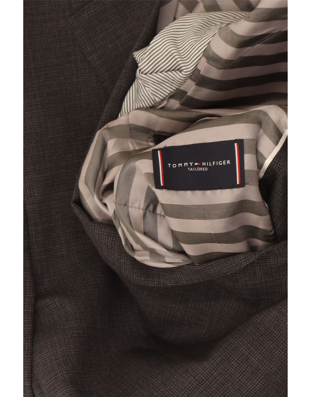 Tommy Hilfiger Herren-Blazer mit 2 Knöpfen, IT 48, mittelgraue Wolle