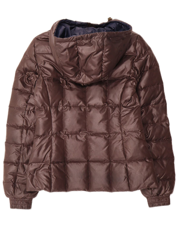Esprit Damen-Jacke mit Kapuze, gepolstert, UK 6, XS, Braun