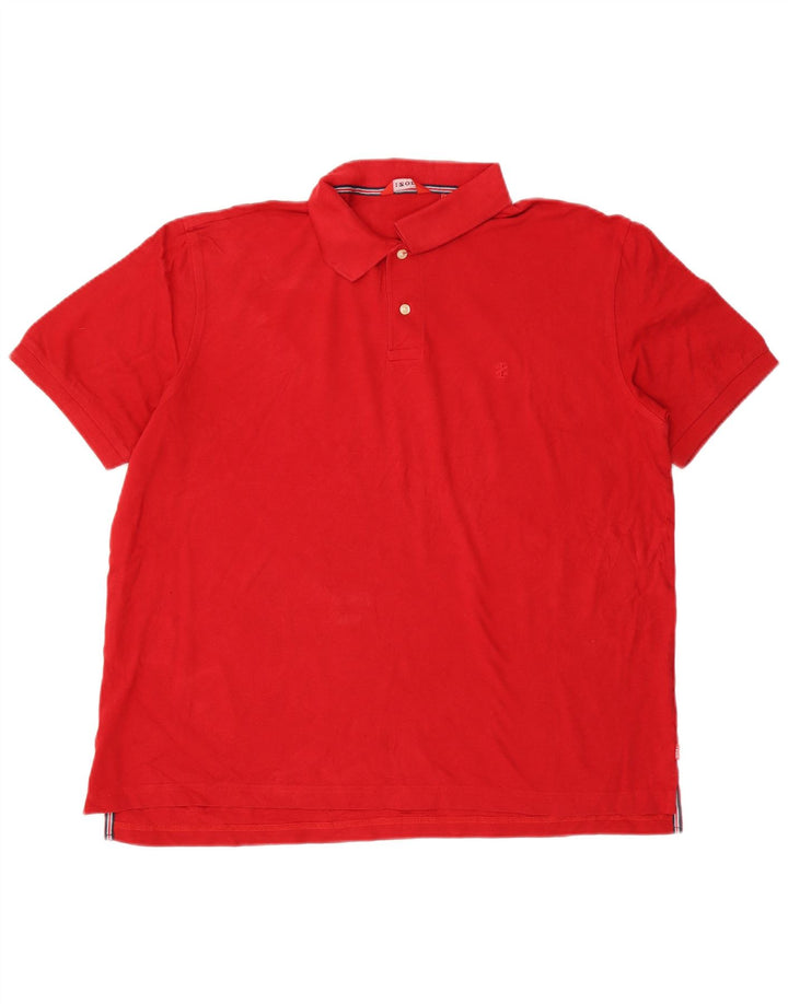 IZOD Herren-Poloshirt XL, rote Baumwolle