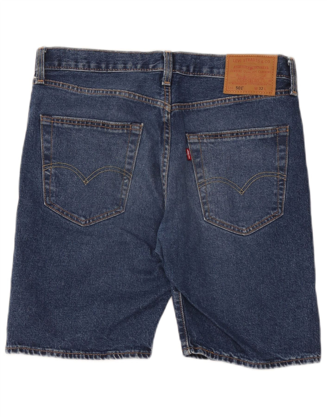 Levi's Herren 501 Denim Shorts W32 mittelblaue Baumwolle