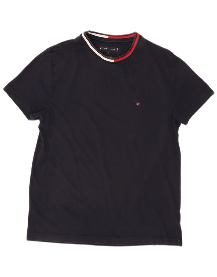 TOMMY HILFIGER Herren T-Shirt Top Medium Marineblau Baumwolle