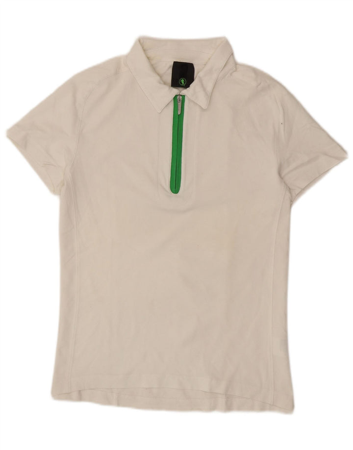 Vintage Herren Poloshirt Mittelweiße Baumwolle