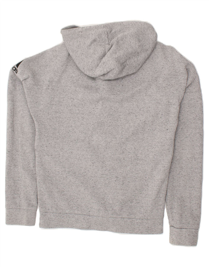 ADIDAS Mens Zip Hoodie Sweater Small Grey Cotton Vintage Adidas and Second-Hand Adidas from Messina Hembry 