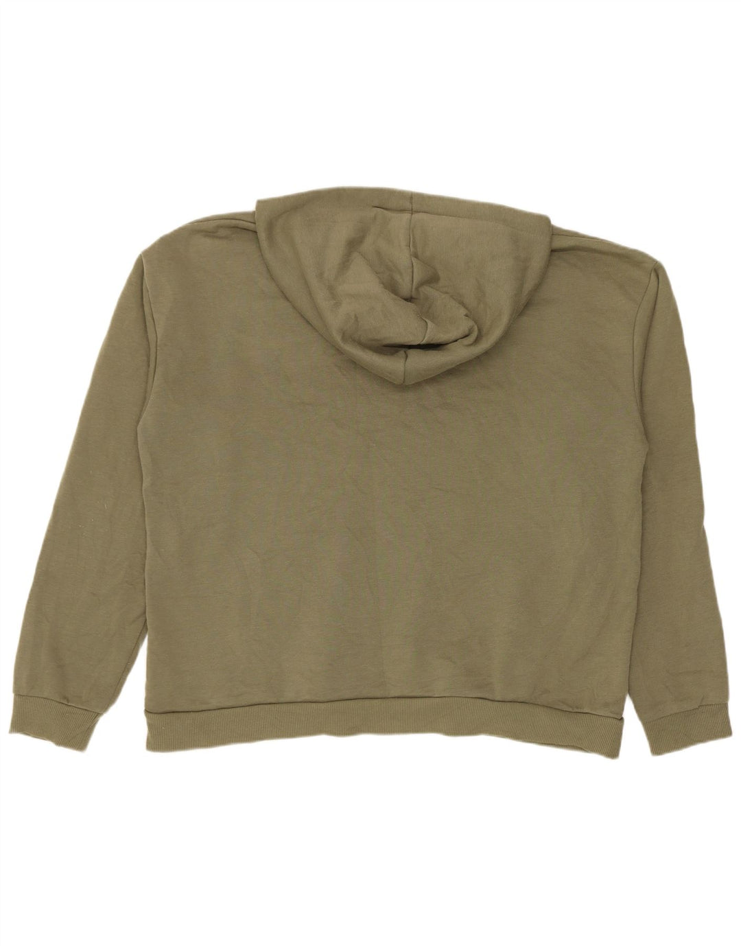 Fila Damen Übergroßer Kapuzenpullover UK 14 Medium Khaki Polyester