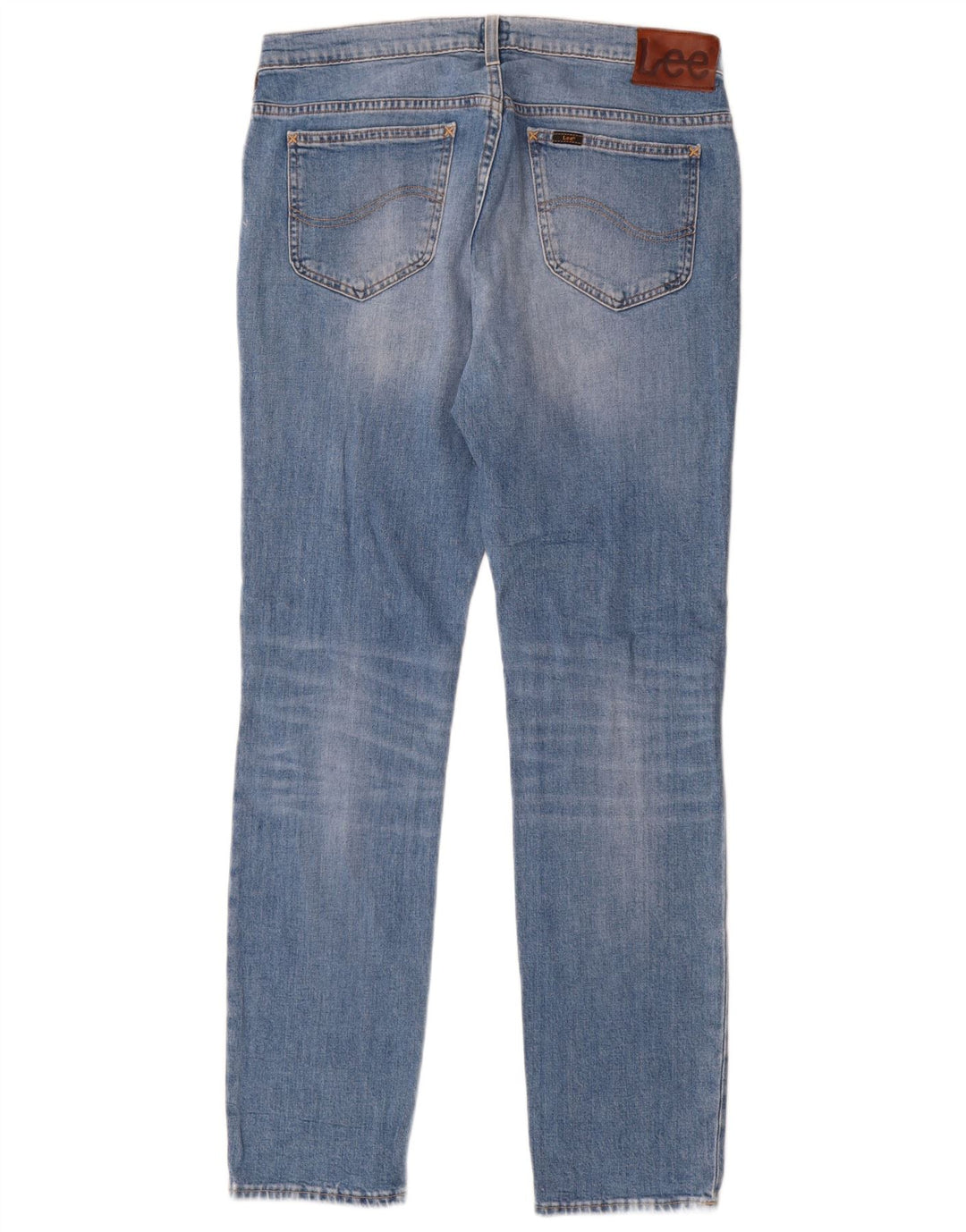Lee Herren Rider Slim Jeans W34 L32 Blaue Baumwolle