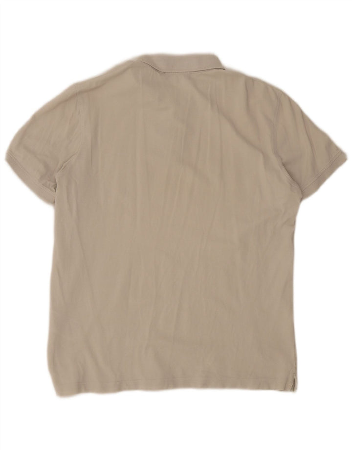 Liu Jo Herren-Poloshirt, groß, beige Baumwolle