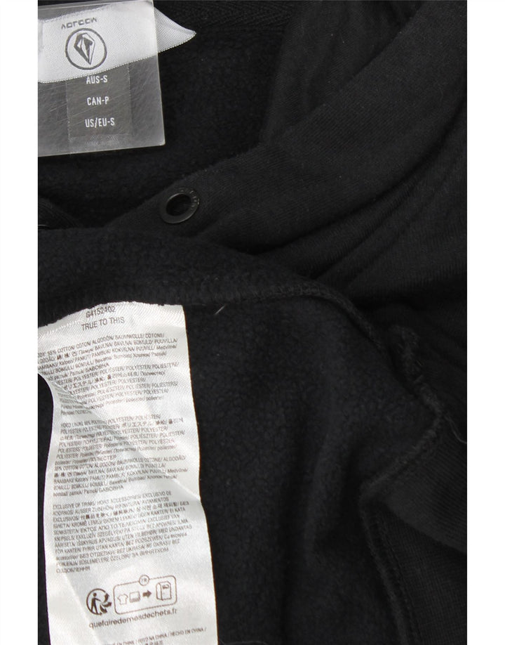 Volcom Herren-Kapuzenpullover mit Grafik, Größe S, Schwarz, Baumwolle