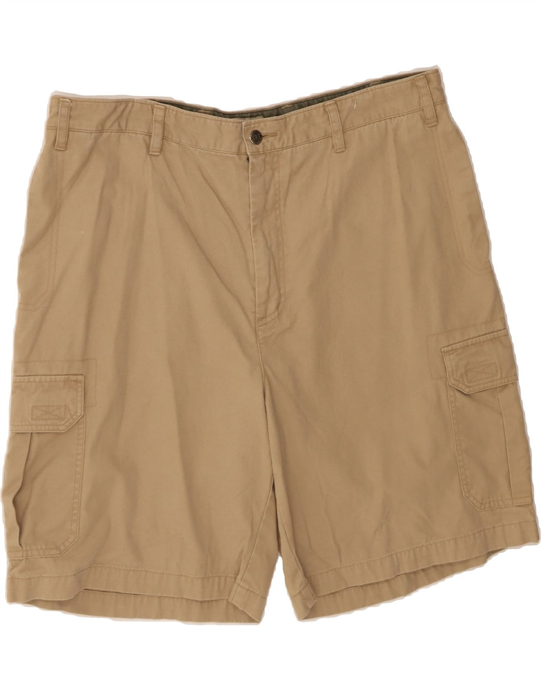 IZOD Mens Cargo Shorts W40 XL Beige Cotton Vintage Izod and Second-Hand Izod from Messina Hembry 