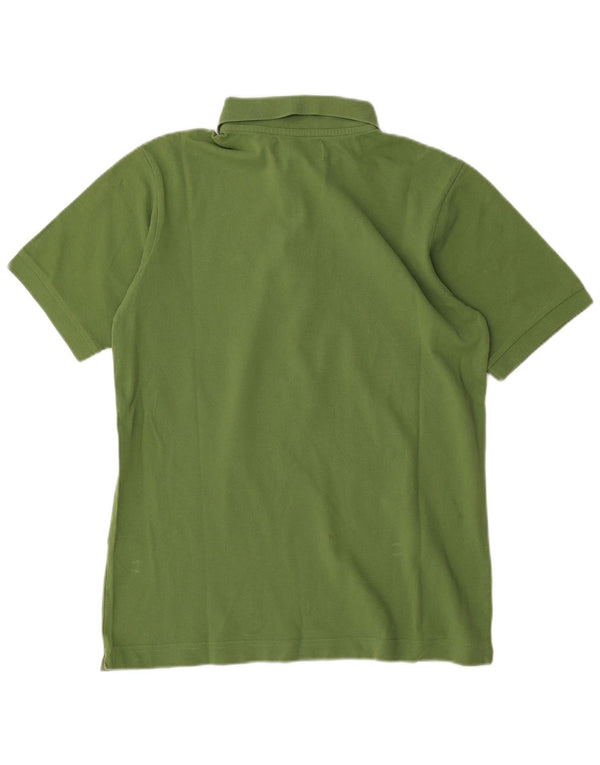 Kappa Herren-Poloshirt, klein, grüne Baumwolle