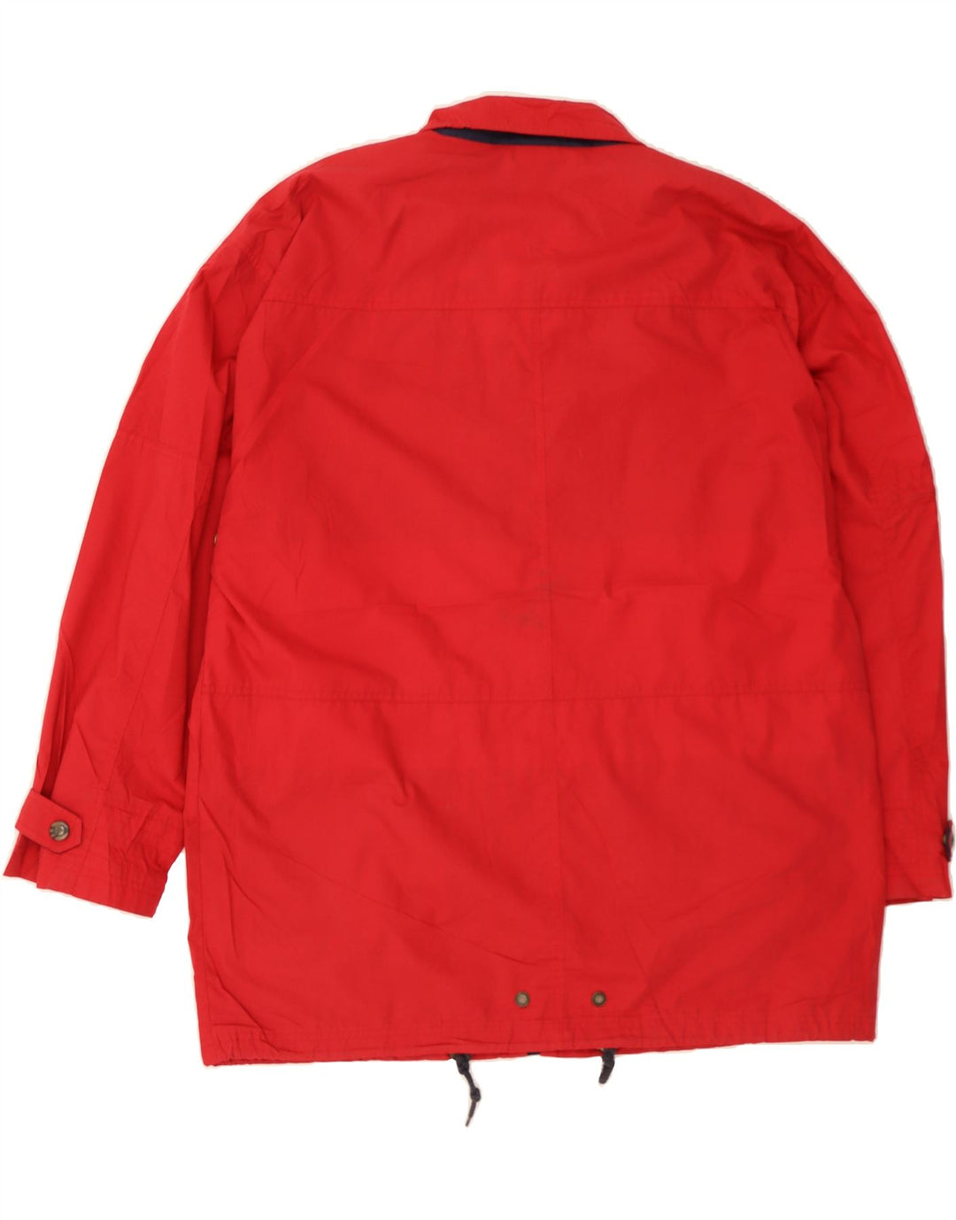 YACHTING CLUB Mens Windbreaker Jacket UK 42 XL Red Polyester Vintage Yachting Club and Second-Hand Yachting Club from Messina Hembry 