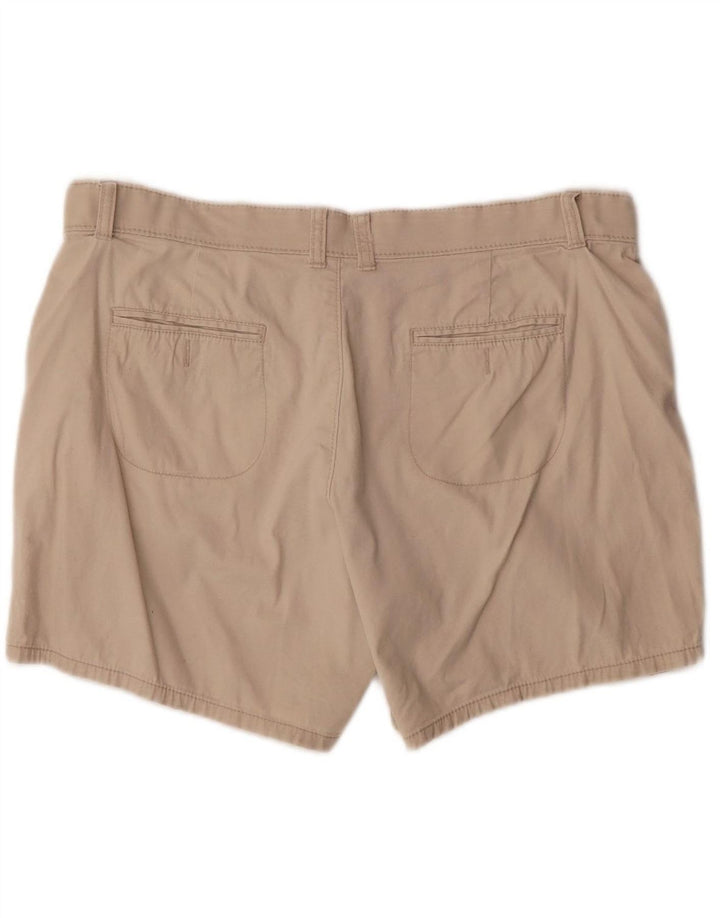 DOCKERS Womens Chino Shorts US 10 Large W34  Beige Cotton