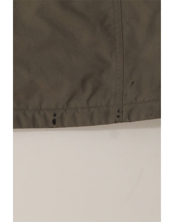 Adidas Damen Kapuzenmantel UK 14 Mittelgraues Polyester