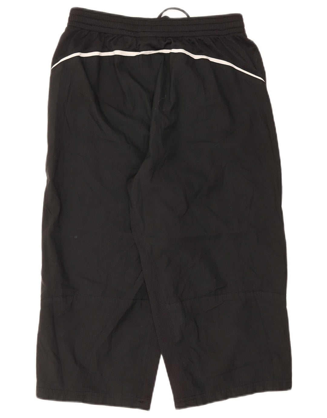 Nike Herren-Capri-Trainingshose aus mittelschwarzem Colourblock-Polyester