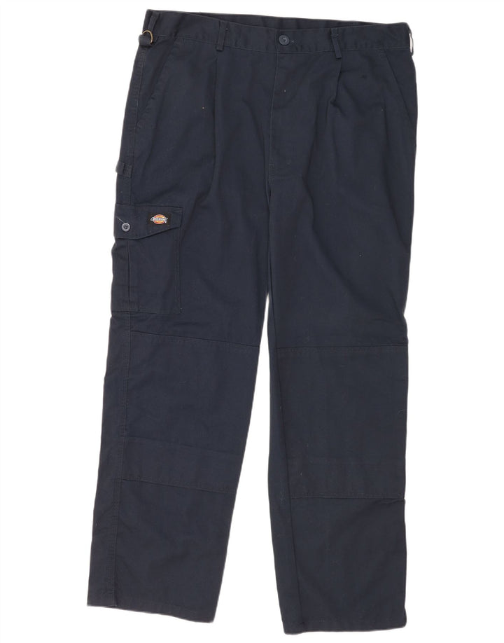Dickies Gerade Herren-Cargohose W38 L30 Marineblaues Polyester