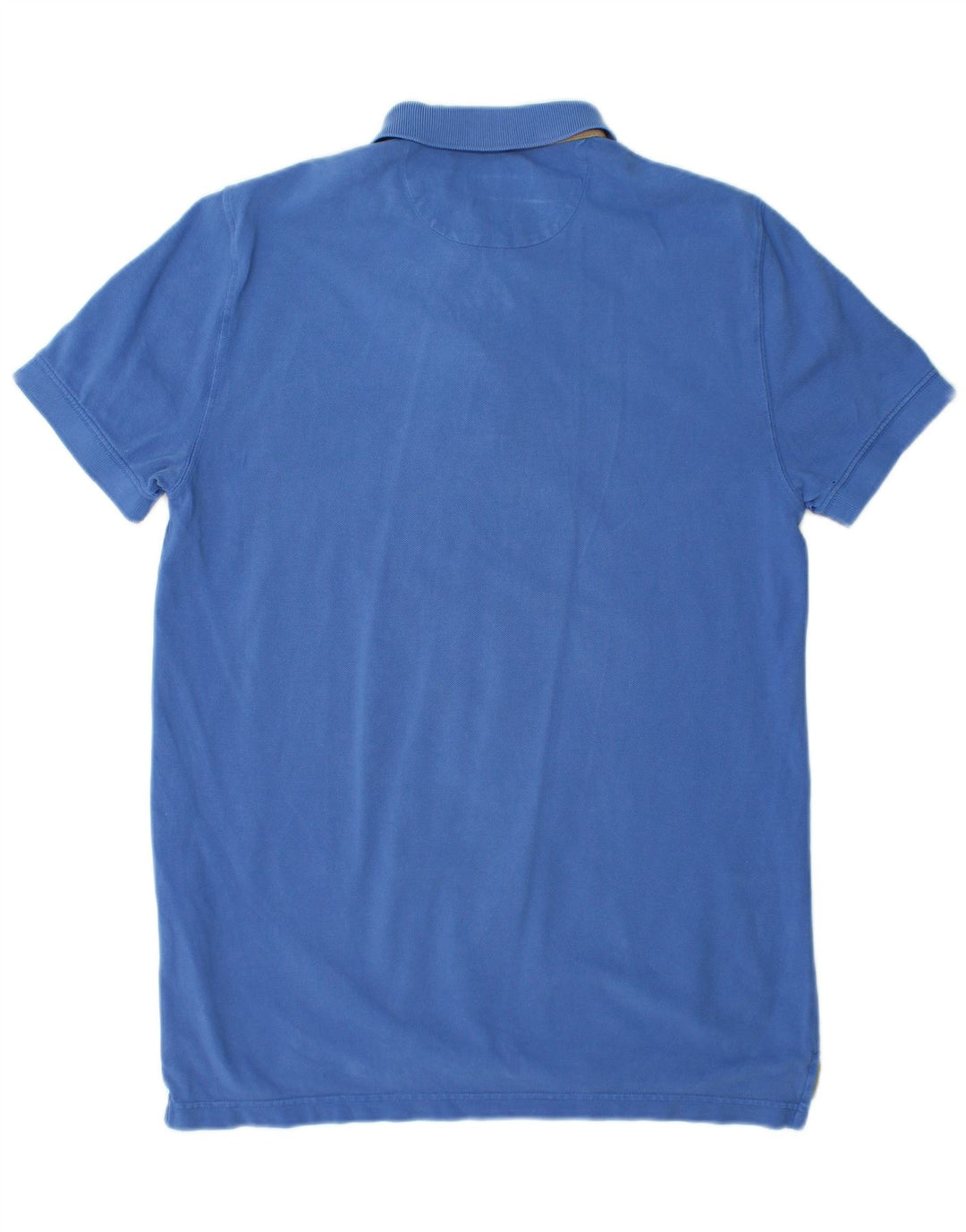 MASSIMO DUTTI Herren Poloshirt Mittelblau