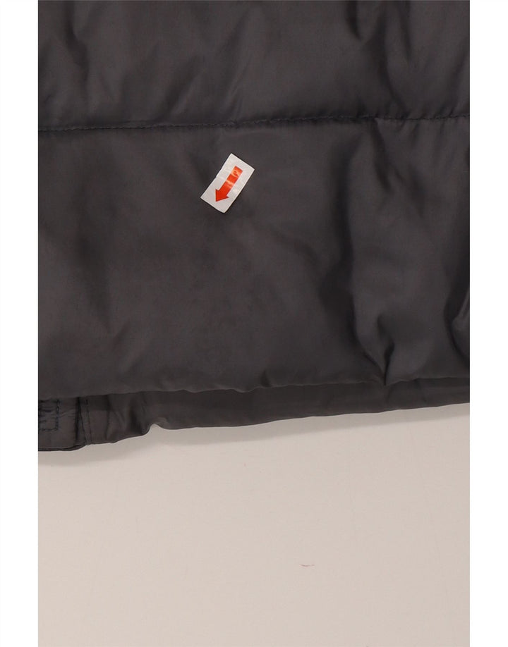 GUESS Damen Wattierter Mantel UK 6 XS Graues Polyester