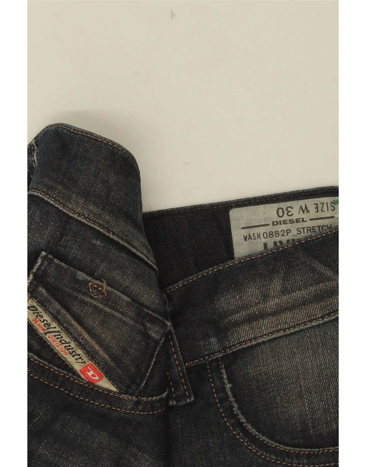 Diesel Damen Slim Jeans W30 L28 Blaue Baumwolle