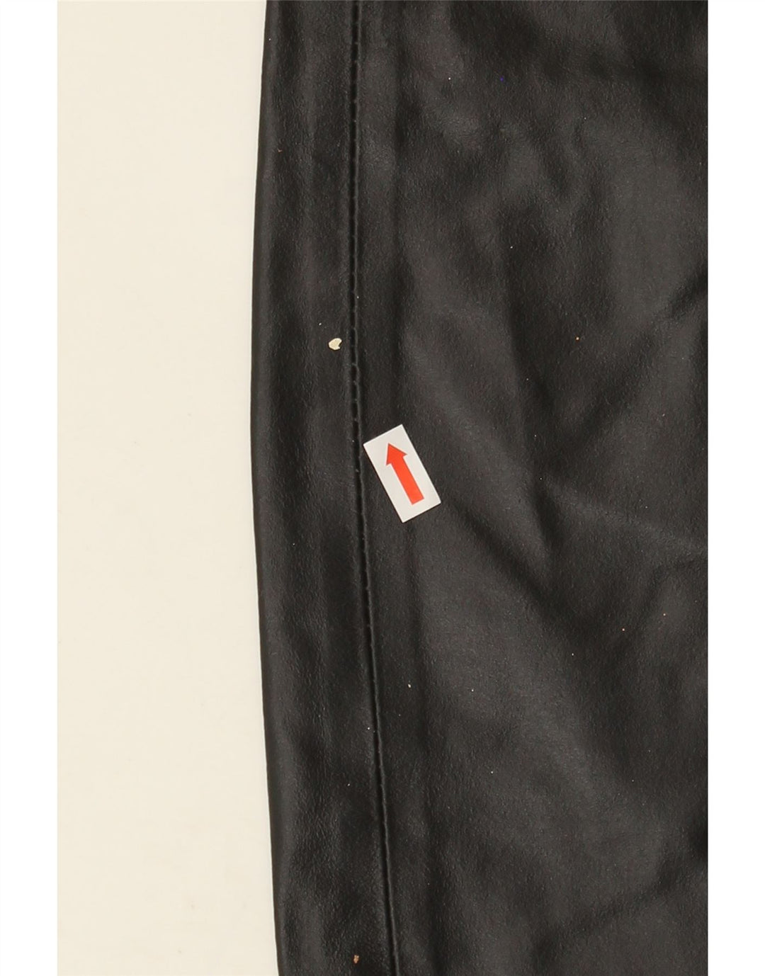 VINTAGE Womens Leather Skirt Medium W30  Black Leather Vintage Vintage and Second-Hand Vintage from Messina Hembry 