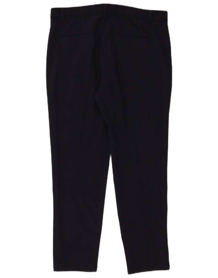 Zara Slim Chino-Hose für Herren, XL, W34, L29, Marineblau, Polyester