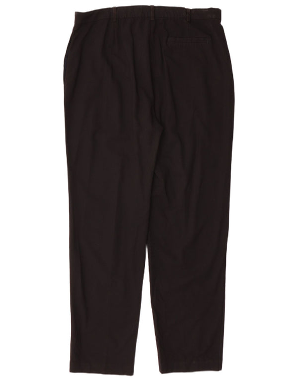 Marks & Spencer Damen Tapered Anzughose UK 16 Large W36 L30 Schwarz