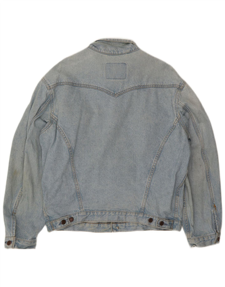 Levi's Herren Jeansjacke UK 38 Mittelblau