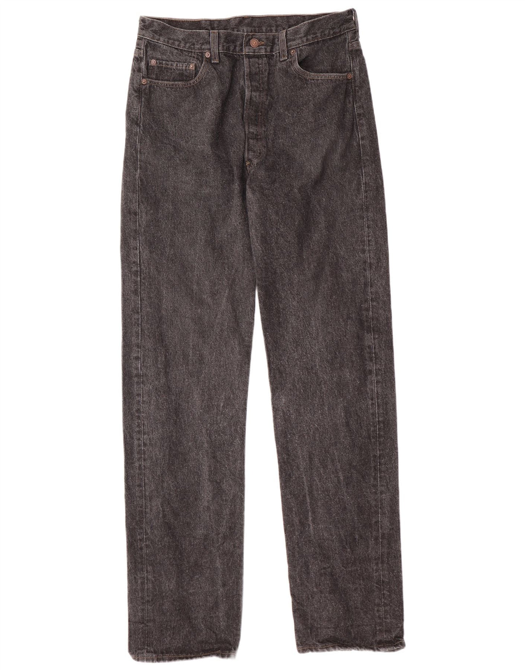 LEVI'S Herren Straight Jeans W36 L36 Graue Baumwolle