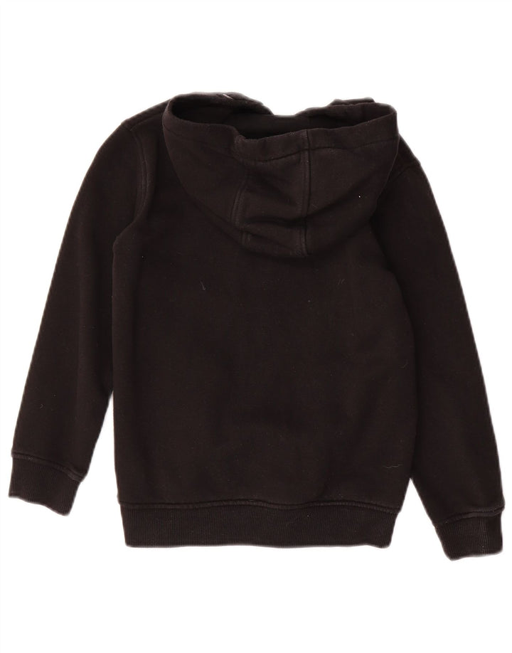 JACK WILLS Kapuzenpullover mit Grafik für Jungen, 7–8 Jahre, schwarze Baumwolle