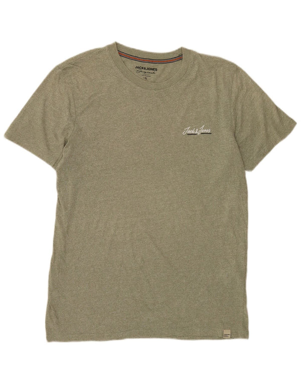 Jack & Jones Herren T-Shirt Top Large Khaki Baumwolle
