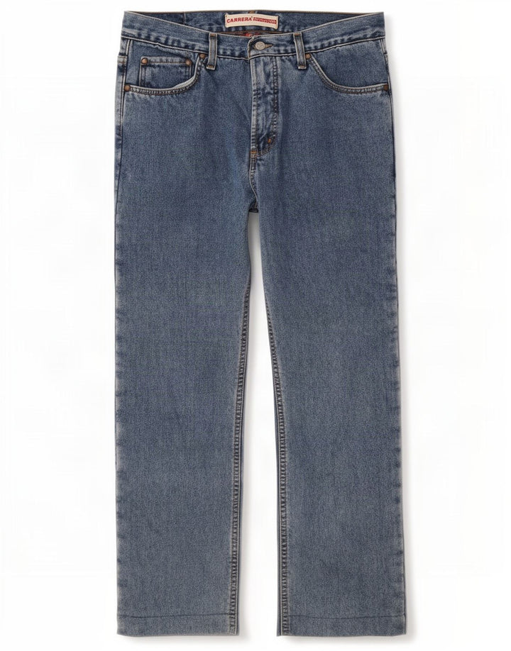 Carrera Herren Straight Jeans W34 L30 Blau