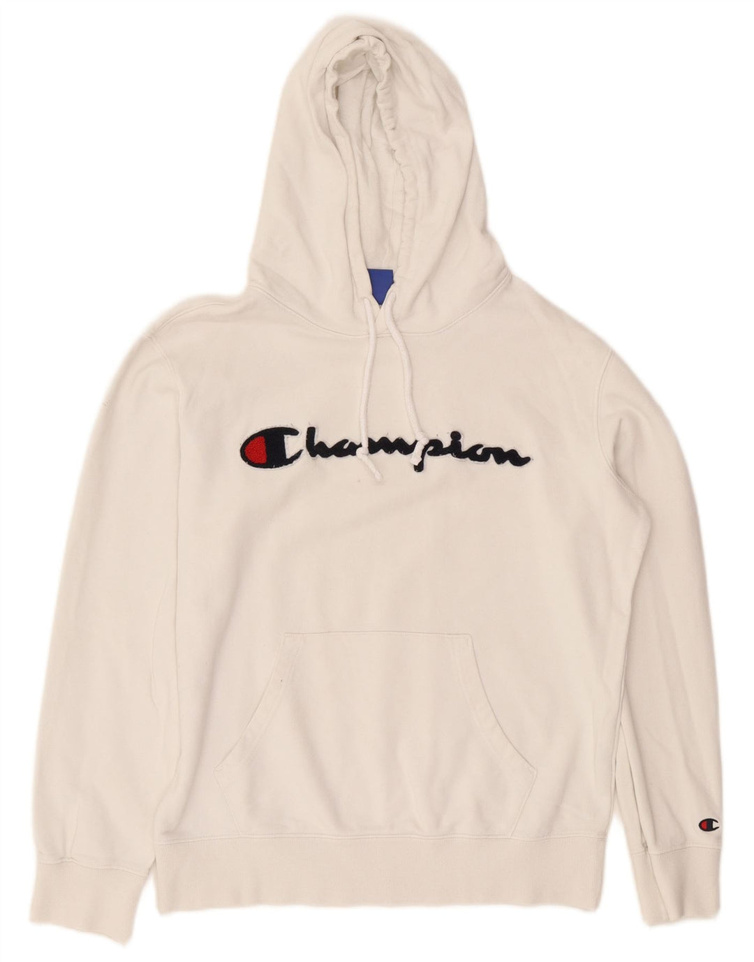 CHAMPION Herren-Kapuzenpullover mit Grafik, mittelweiße Baumwolle