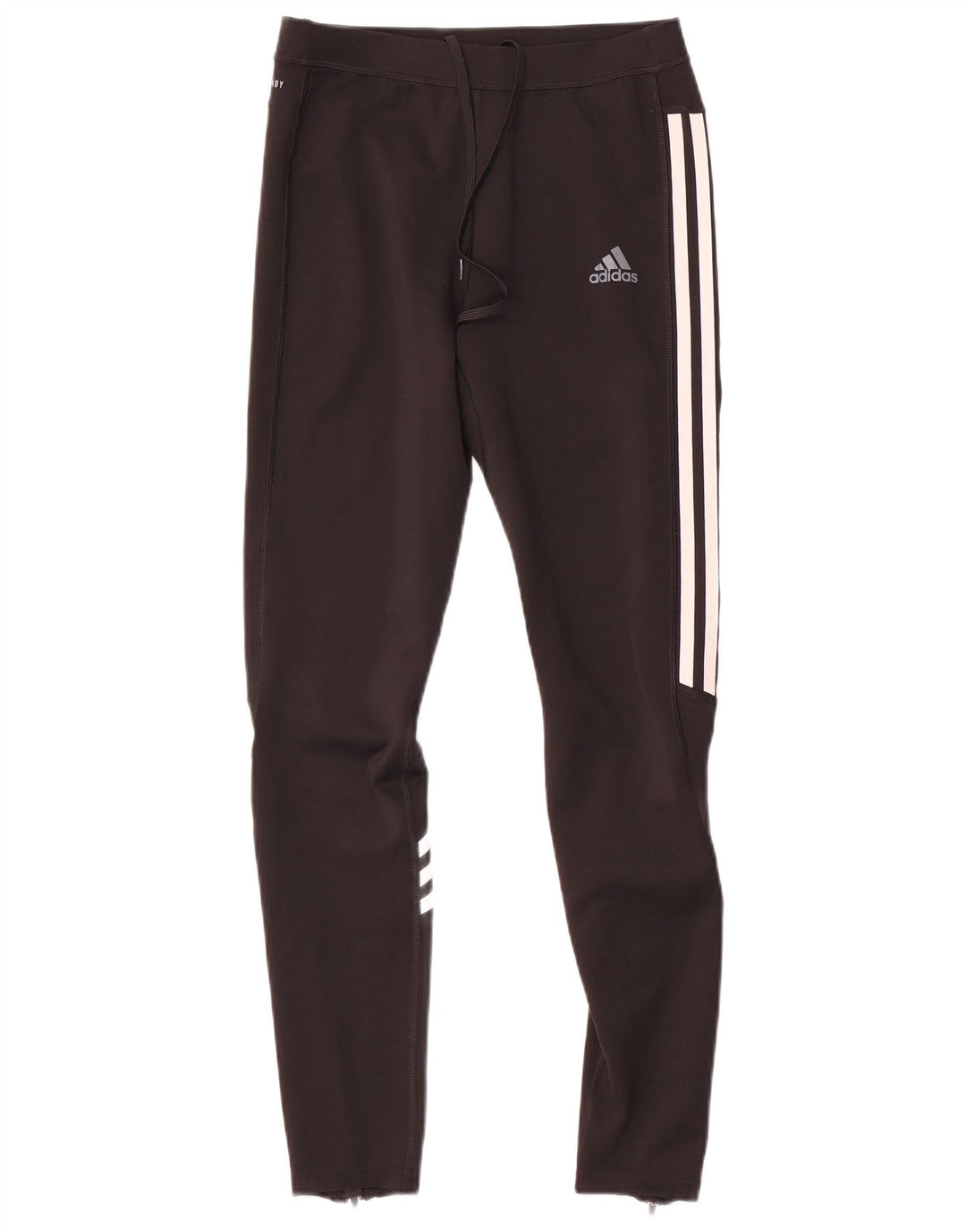 Adidas Damen Aeroready Trainingshose UK 14 Medium Schwarz Polyester