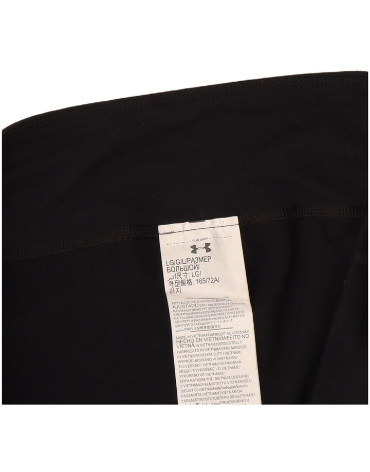 Under Armour Damen Capri-Leggings UK 16 Large Schwarz Polyester