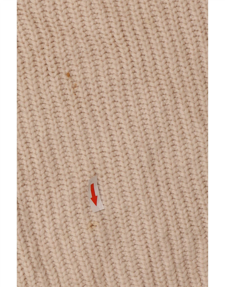 Marks & Spencer Damen-Pullover mit Rundhalsausschnitt, Gr. 14, Mittel, gebrochenes Weiß