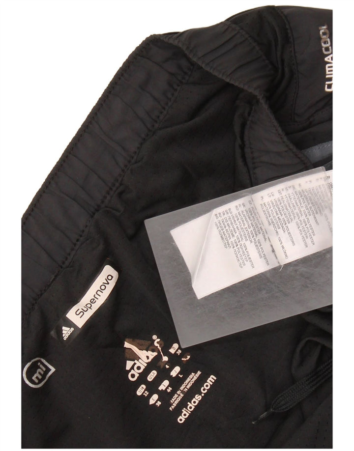 ADIDAS Damen Supernova Sport Shorts UK 12 Medium Schwarz Polyester