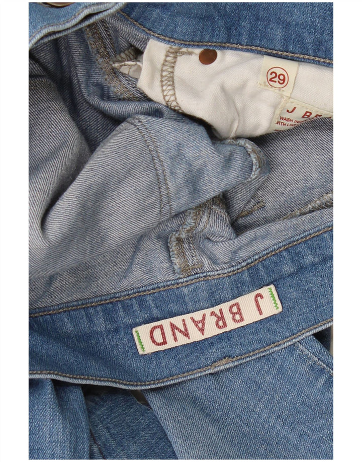 J BRAND Damen Schlagjeans W29 L35 Blaue Baumwolle