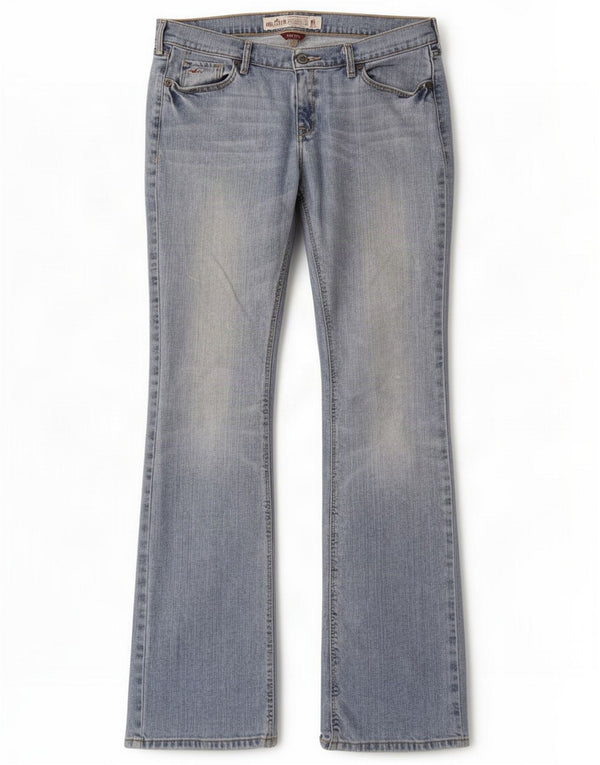Hollister Damen Bootcut Jeans US 9 Medium W32 L32 Blaue Baumwolle