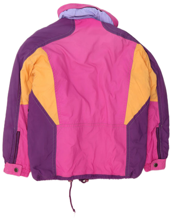 Colmar Herren-Skijacke IT 48 Mittelrosa Colourblock-Polyamid