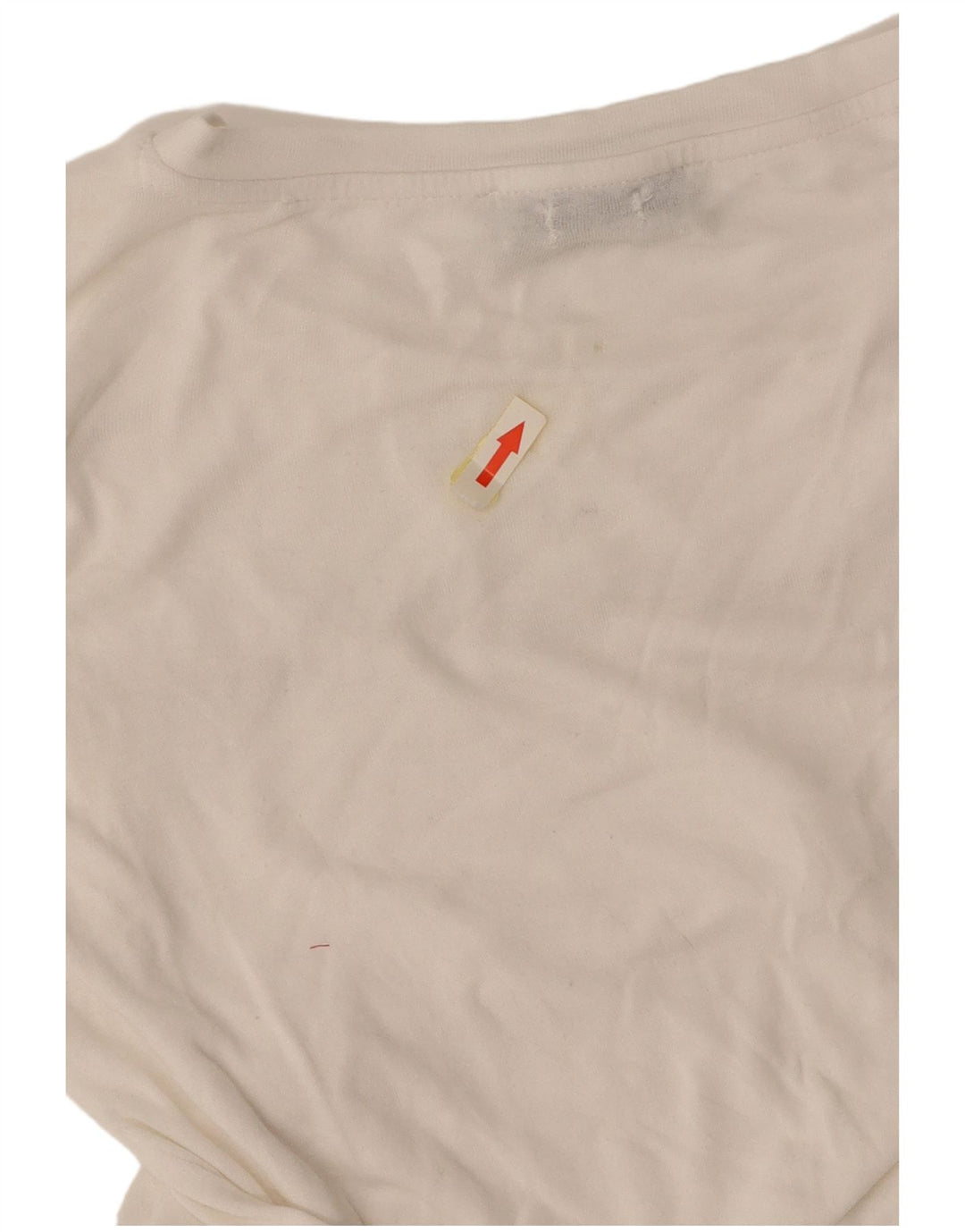 GUESS Damen T-Shirt Top UK 10 Small Weiß